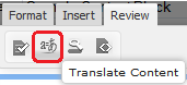 translate button
