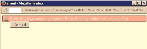 user error